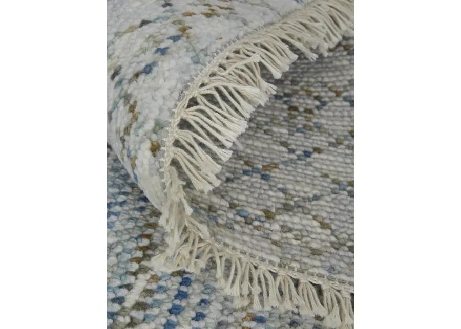 Branson 69BQF 5'6" x 8'6" Blue/Ivory Rug