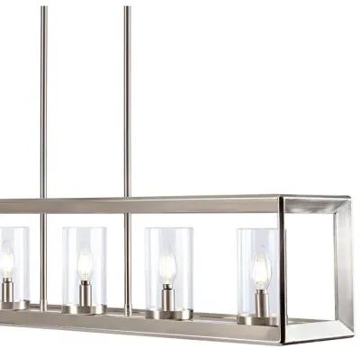 Anna Linear Metal/Glass LED Pendant