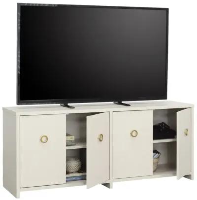 Grand Coast Modern TV Credenza with Doors