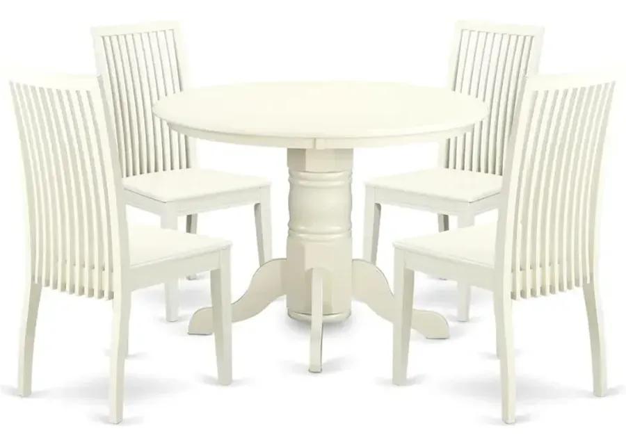 Dining Room Set Linen White