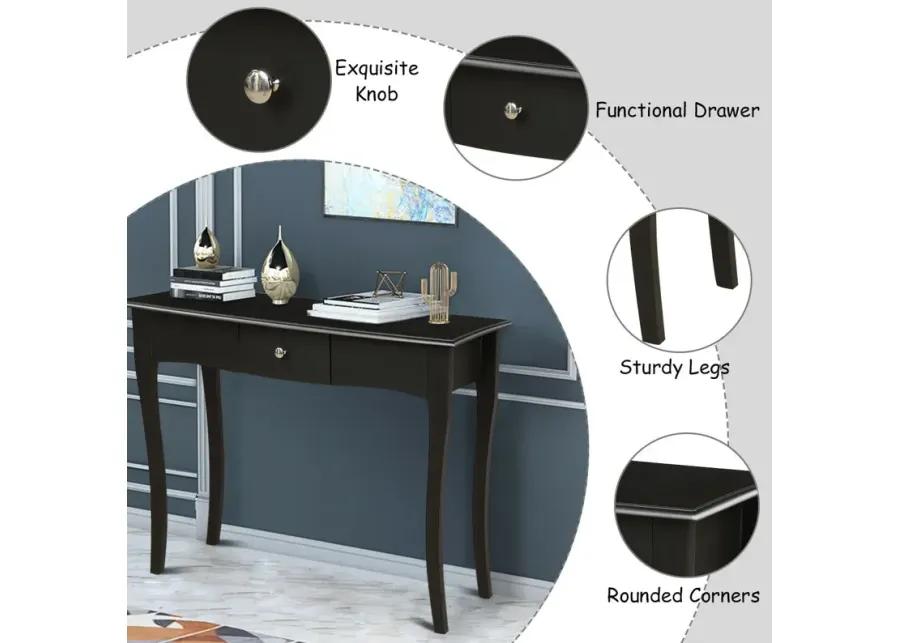 Modern Multifunctional Console Table with Storage Drawer