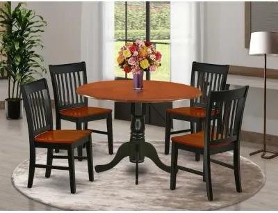 Dining Room Set Black & Cherry