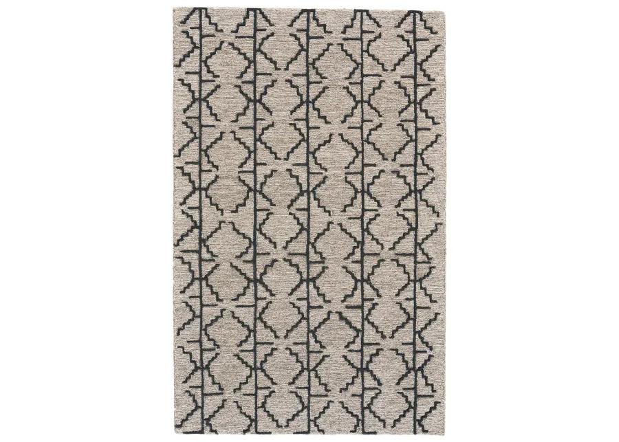 Enzo 8732F Black/Taupe/Gray 9'6" x 13'6" Rug