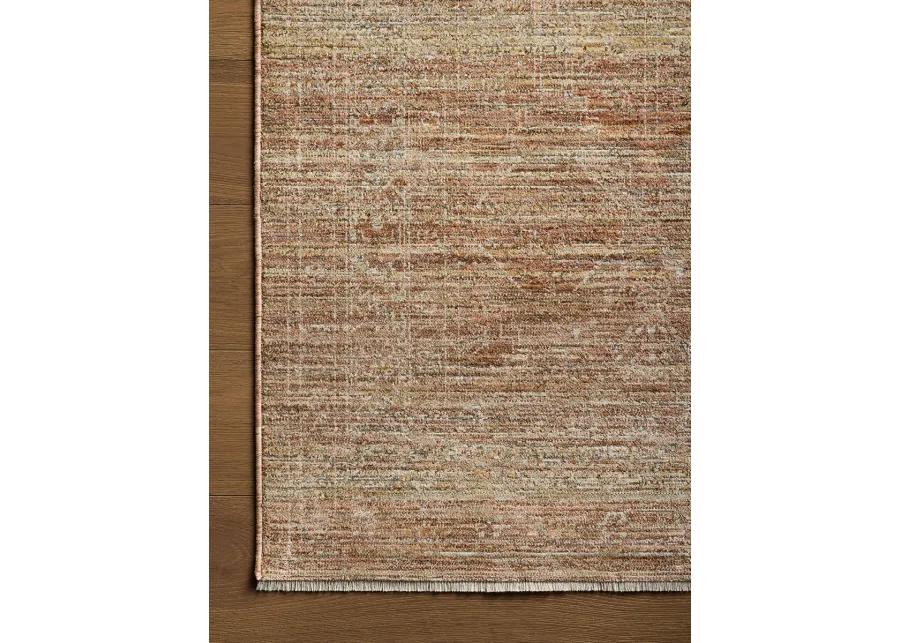 II Tabitha Clay/Natural 2'7" x 10'0" Runner Rug by Loloi II