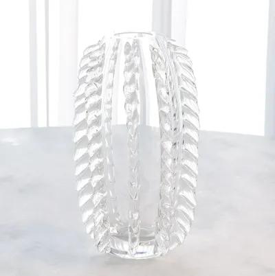 Fringe Vase- Clear