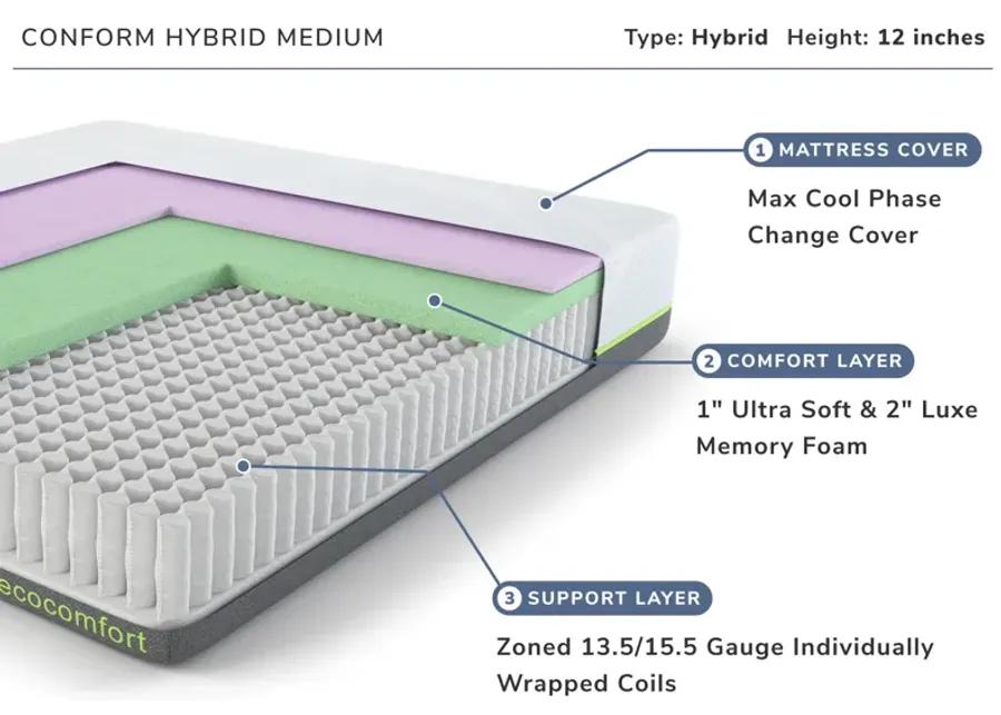 Conform Hybrid Medium Twin XL Mattress