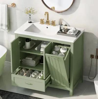 Merax Modern Bathroom Vanity with Sink