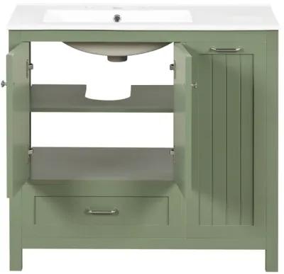 Merax Modern Bathroom Vanity with Sink