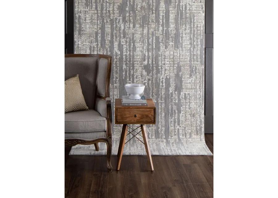 Soiree Matrix Gray 2'4" x 7'10" Rug