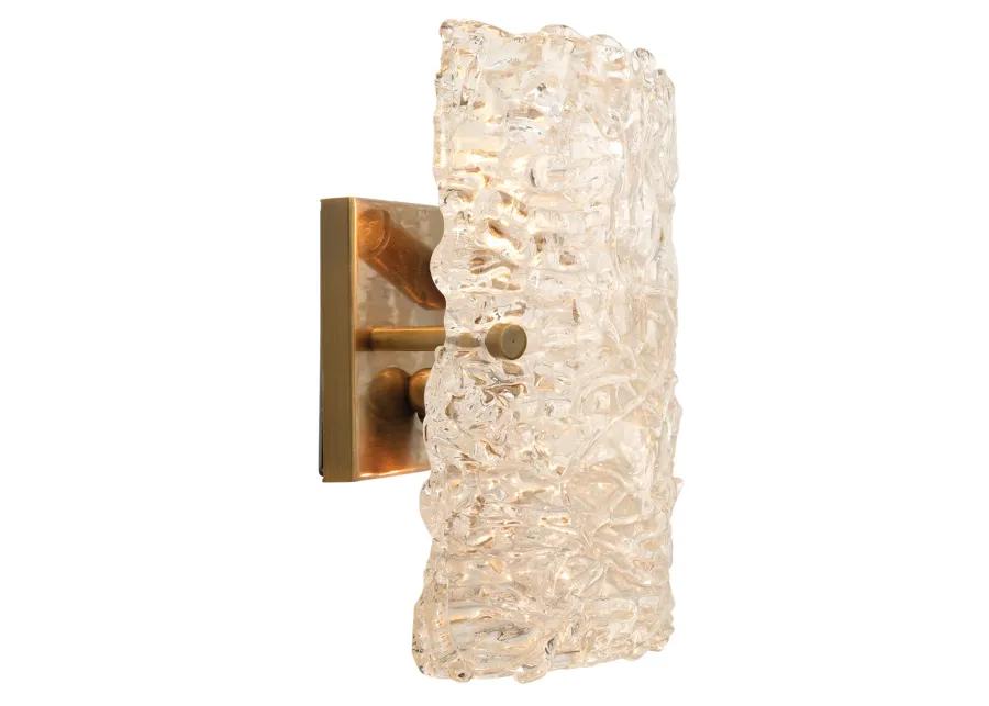 Large Swan Curved Glass Sconce