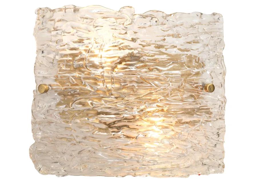 Large Swan Curved Glass Sconce