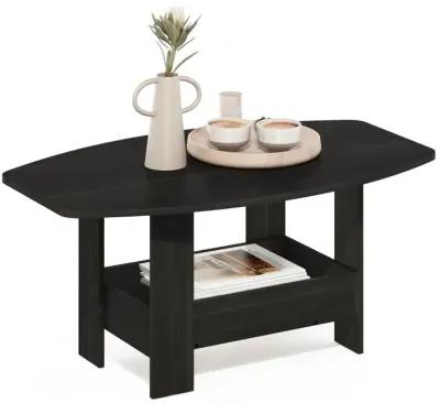 Simple Design Coffee Table with Storage Compartment, Espresso