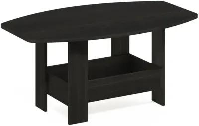 Simple Design Coffee Table with Storage Compartment, Espresso