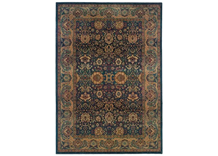 Kharma 2'3" x 4'5" Blue Rug