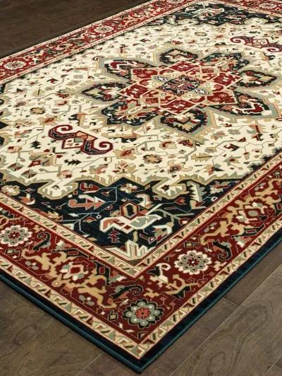 Kashan 1'10" x 3' Red Rug