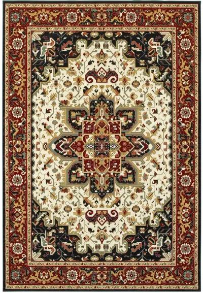 Kashan 1'10" x 3' Red Rug