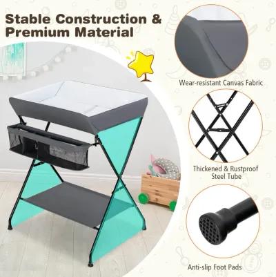 Baby Storage Folding Diaper Changing Table