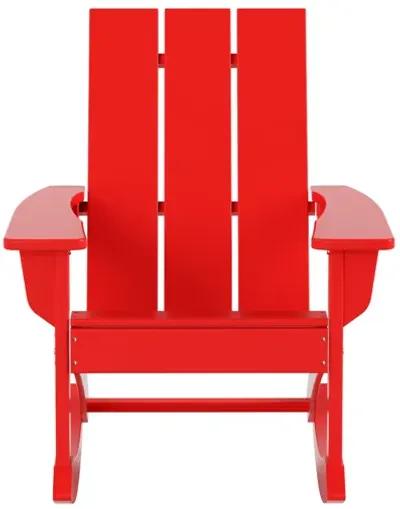 WestinTrends Modern Adirondack Outdoor Rocking Chair