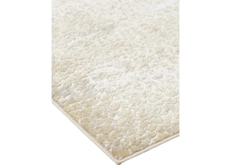 Aura 3739F Ivory/Gray/Gold 2'10" x 7'10" Rug