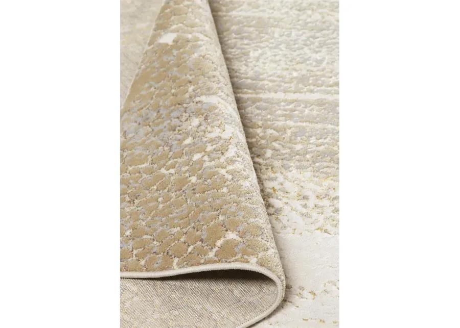 Aura 3739F Ivory/Gray/Gold 2'10" x 7'10" Rug