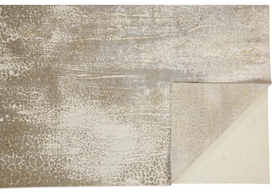 Aura 3739F Ivory/Gray/Gold 2'10" x 7'10" Rug