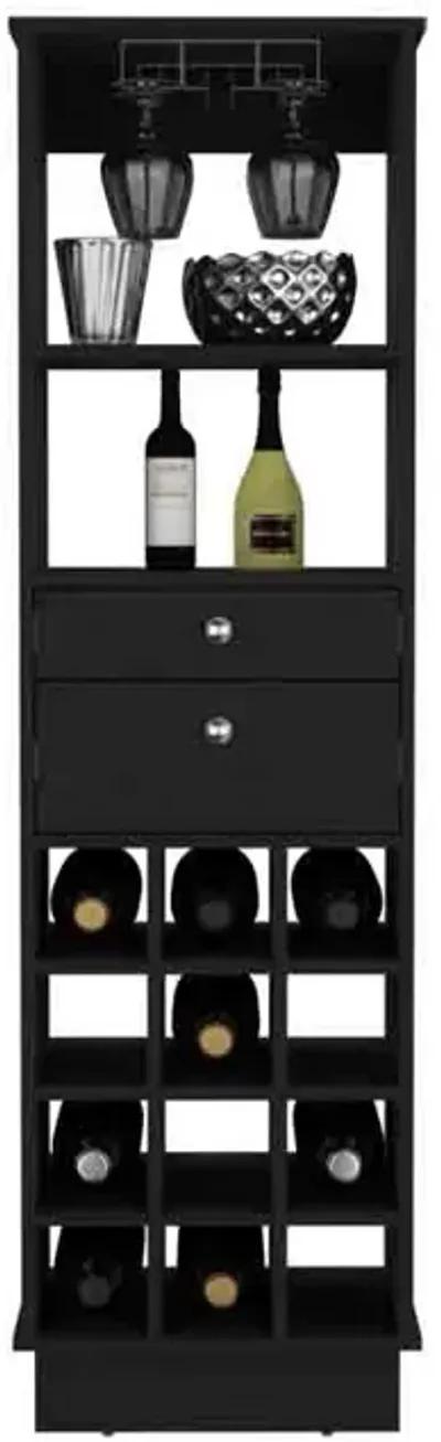 Bar Cabinet Bureck, Living Room, Black