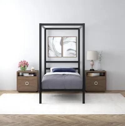 Cara Metal Canopy Bed