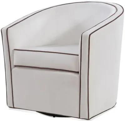 Comfort Pointe Keely Cream Swivel Chair