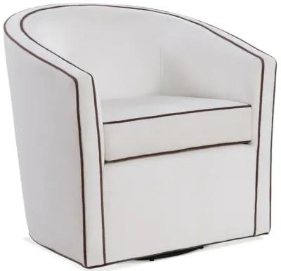 Comfort Pointe Keely Cream Swivel Chair