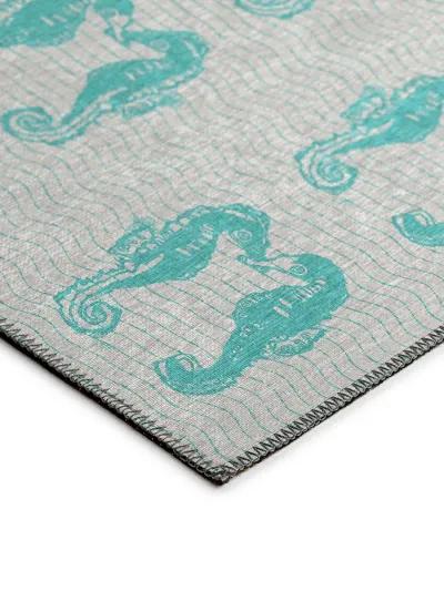 Seabreeze SZ15 Teal 2'3" x 7'6" Rug