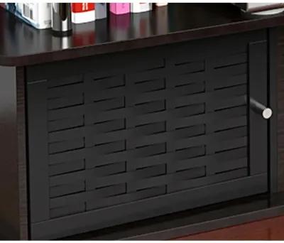 Convenience Concepts Designs2Go Aspen 1 Drawer TV Stand with Storage Cabinets and Shelves