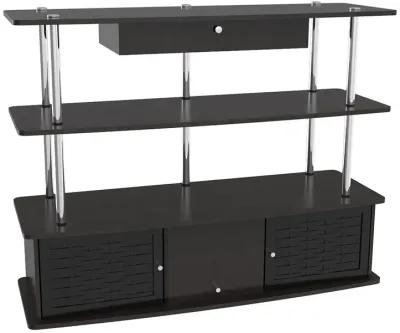 Convenience Concepts Designs2Go Aspen 1 Drawer TV Stand with Storage Cabinets and Shelves