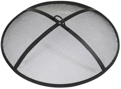 Sunnydaze Steel Round Fire Pit Spark Screen