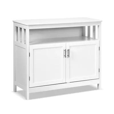 Kitchen Buffet Server Sideboard Storage Cabinet with 2 Doors and Shelf