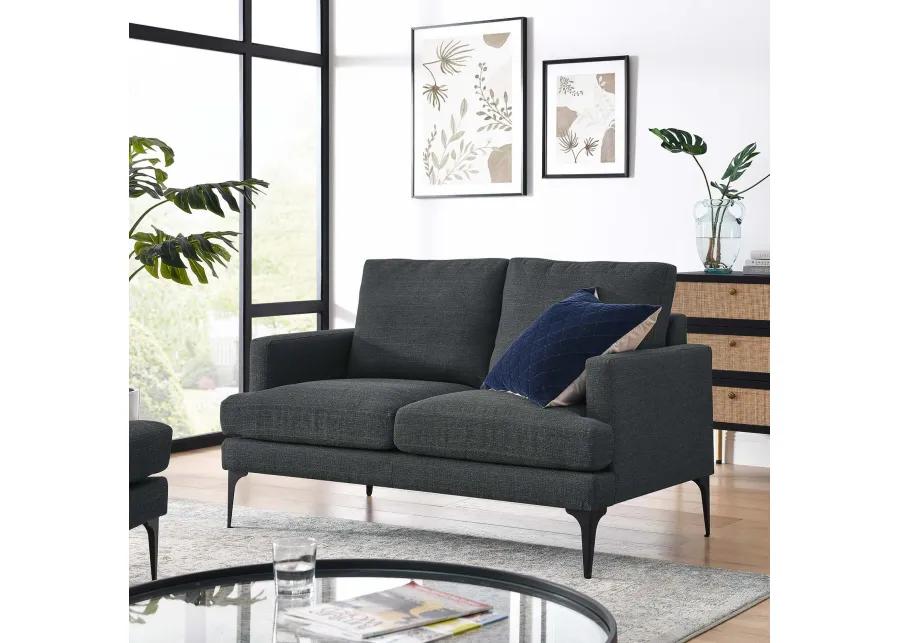 Evermore Upholstered Fabric Loveseat