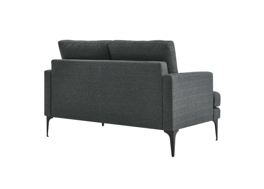 Evermore Upholstered Fabric Loveseat