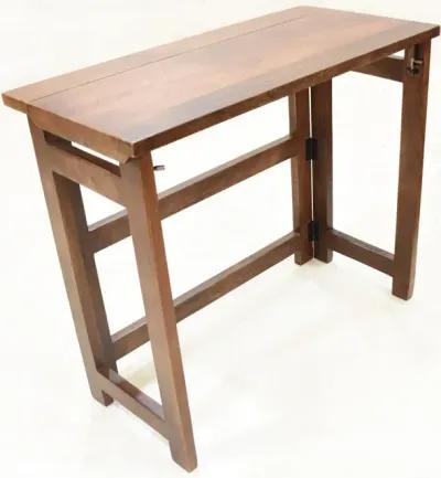 Handmade 100% Mango Wood Knock Down Teak Color Rectangular Shaped Indoor Study Table