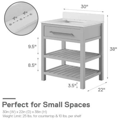 DHP Camden 30" Bathroom Vanity