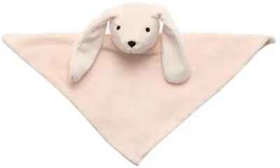 Lambs & Ivy Pink Bunny Soft Baby/Child/Toddler Plush Lovey Security Blanket