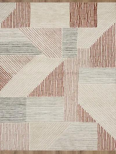 Bowen By Drew & Jonathan Home Central Valley Red 2' 4" X 7' 10" Rug