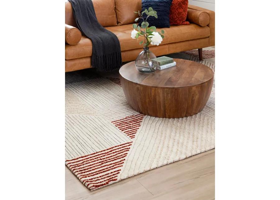 Bowen By Drew & Jonathan Home Central Valley Red 2' 4" X 7' 10" Rug