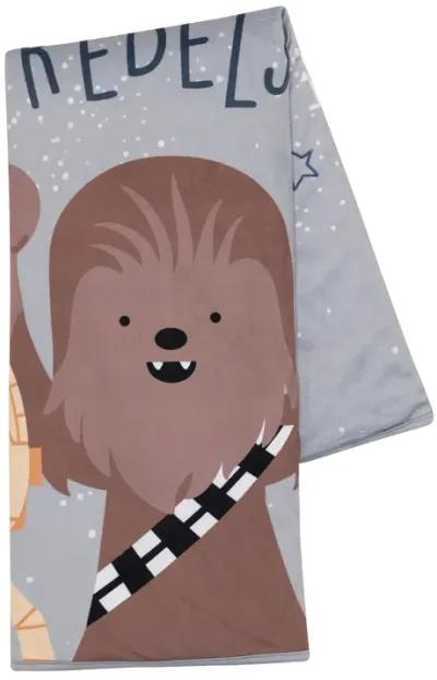 Lambs & Ivy Star Wars Rebels Baby Blanket - Gray