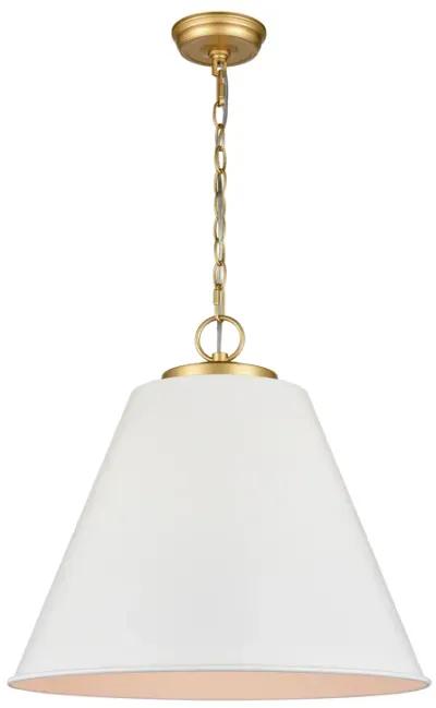 Vellus 20.5" wide White Pendant