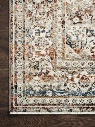 Theia THE05 Taupe/Brick 6'7" x 9'6" Rug