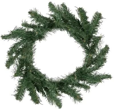 Mini Two-Tone Whitewood Pine Artificial Christmas Wreath  10-Inch  Unlit