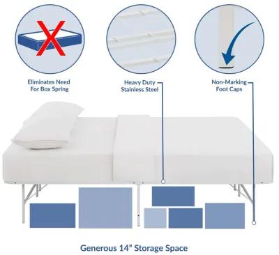 Modway - Horizon Full Stainless Steel Bed Frame