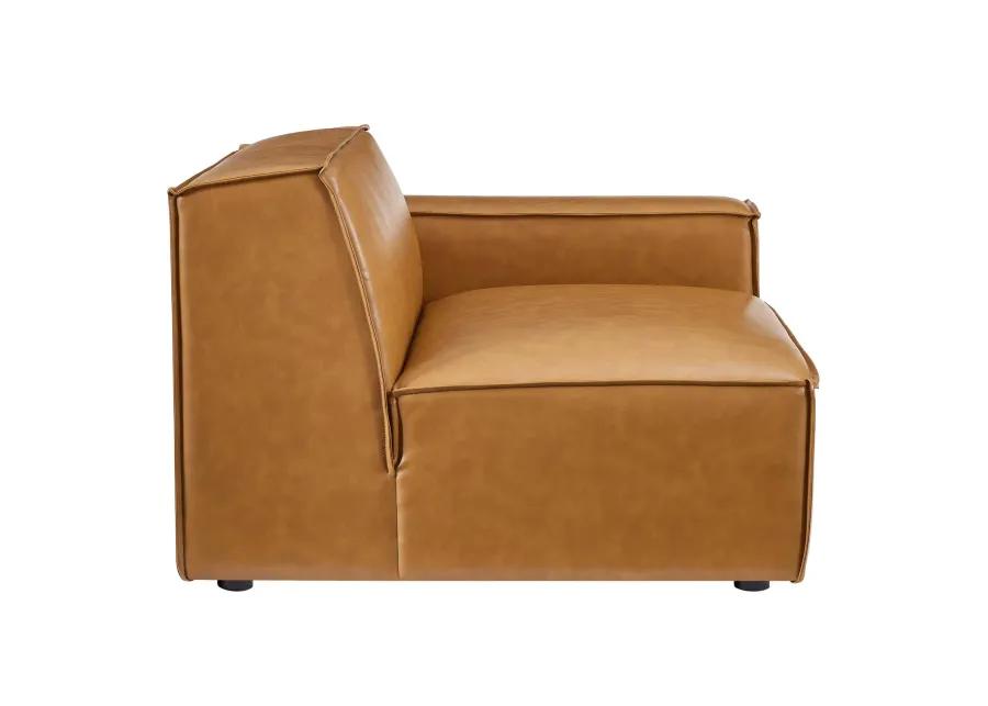 Restore Vegan Leather Loveseat Tan EEI-4707-TAN