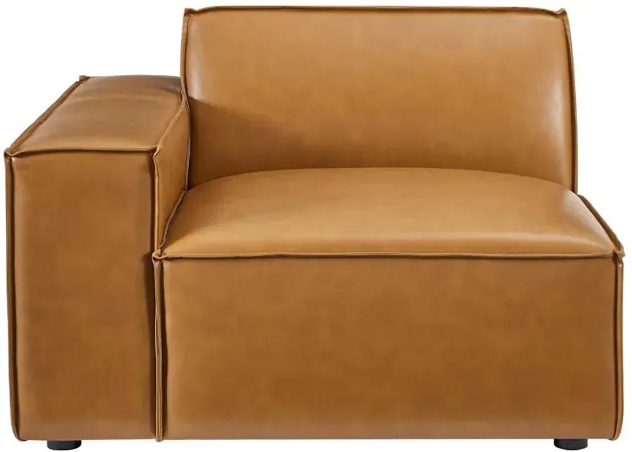 Restore Vegan Leather Loveseat Tan EEI-4707-TAN