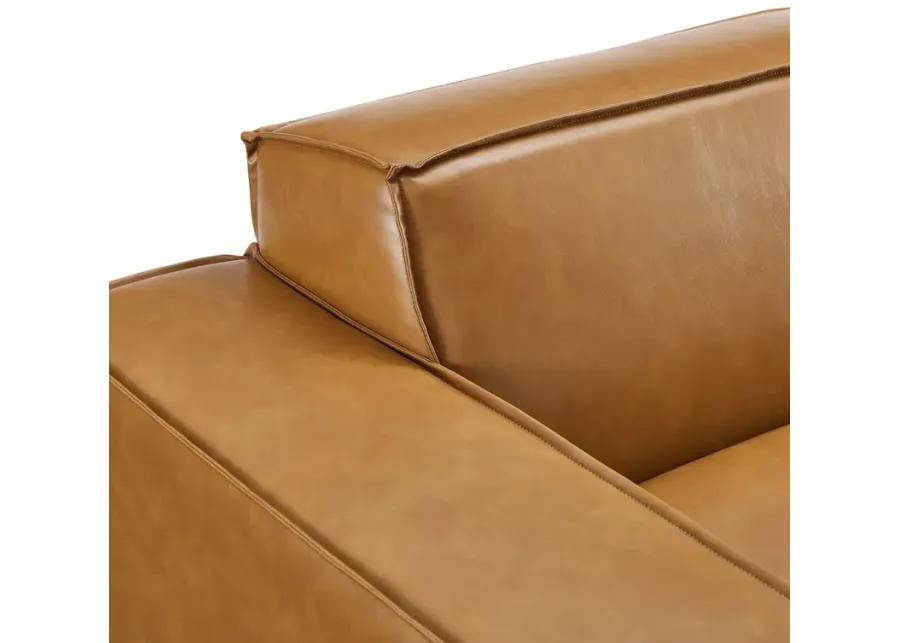 Restore Vegan Leather Loveseat Tan EEI-4707-TAN