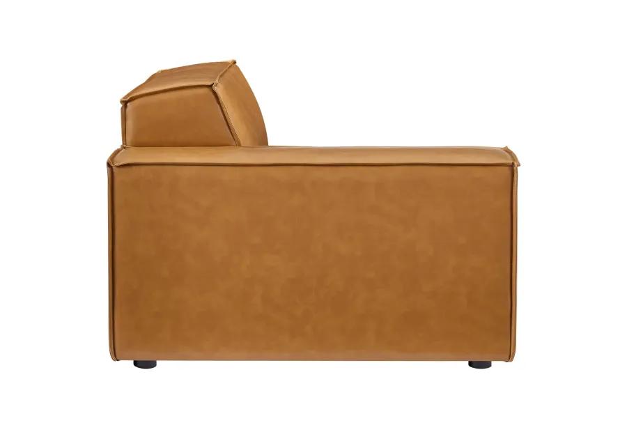 Restore Vegan Leather Loveseat Tan EEI-4707-TAN